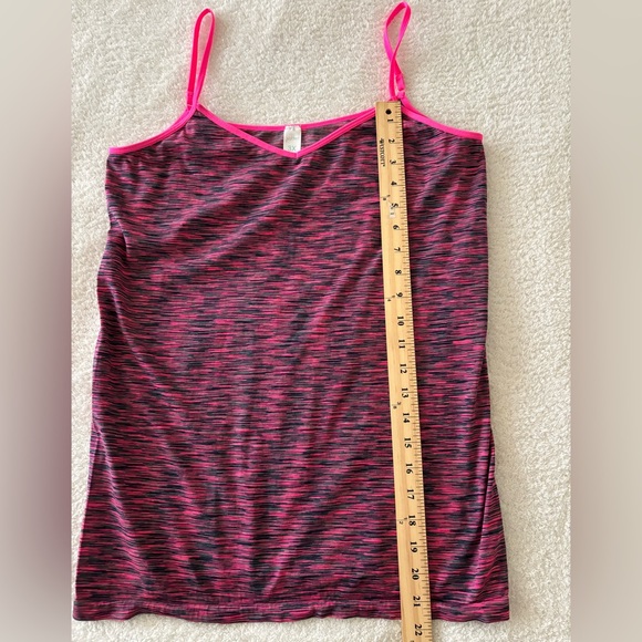 Just Be Vibrant Pink and Black Camisole Size 3X - Picture 2 of 11
